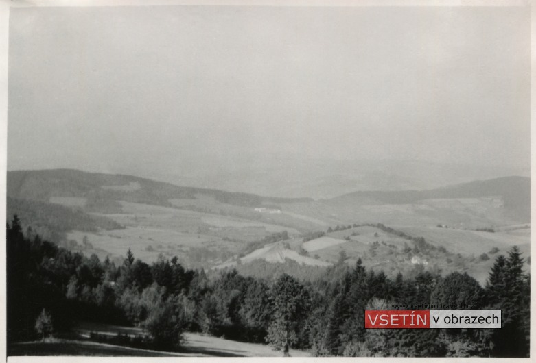 Dušná: pohled k Růžďce (22. 10. 1967)